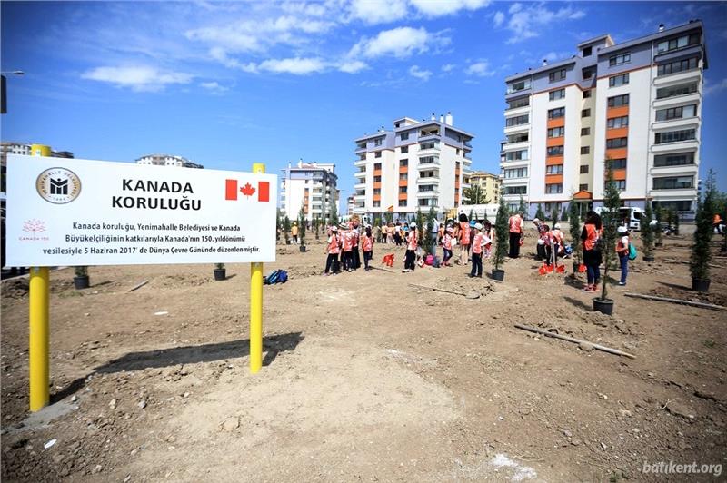 Batıkent'te Kanada’nın 150. Yılı anısına 150 ağaç