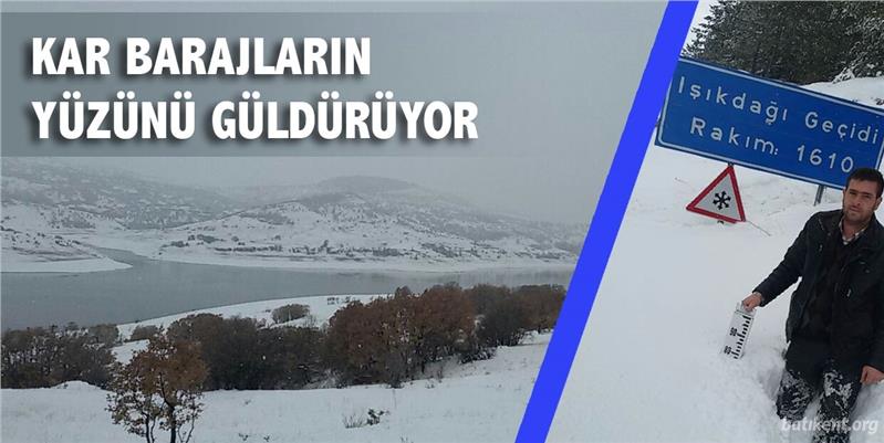 Ankara'da Yağan Kar Barajların Yüzünü Güldürüyor