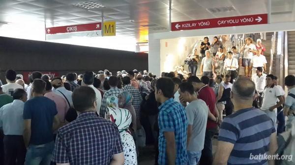 Ankara metroda sınıfta kaldı