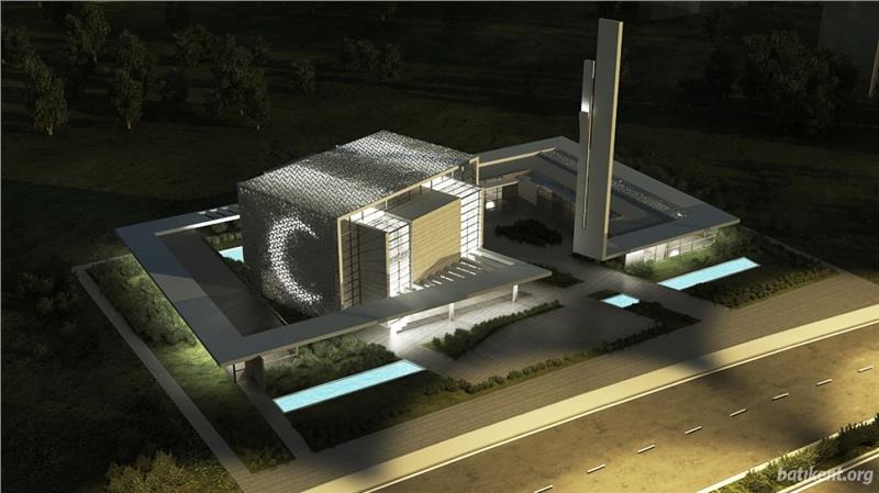 Yeni yapılan Köroğlu Cami inşaatında çökme meydana geldi