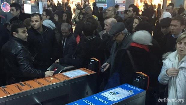 Çayyolu metrosu yine arızalandı