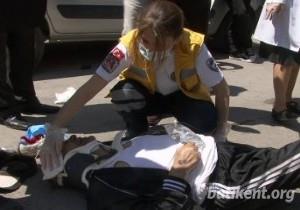 Ankara'da zincirleme trafik kazası: 8 yaralı