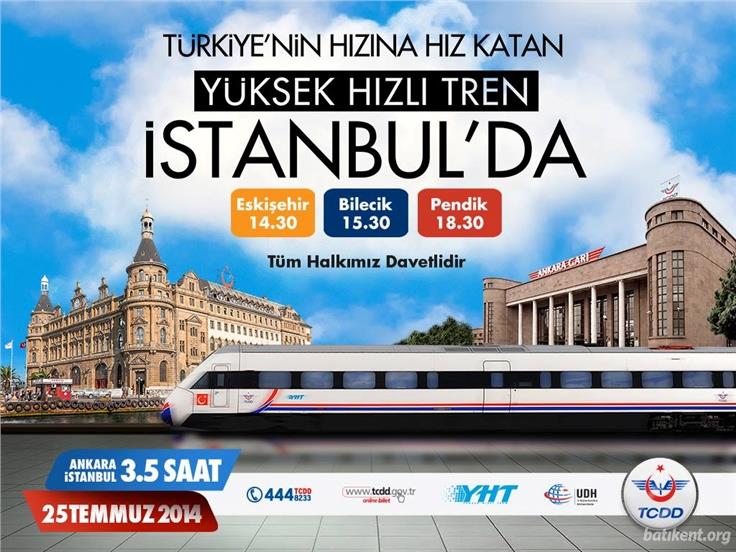 İstanbul'a hızlı tren bu cuma yola çıkıyor