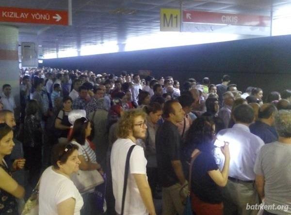 Ankara metrosunda hedefler tutmadı