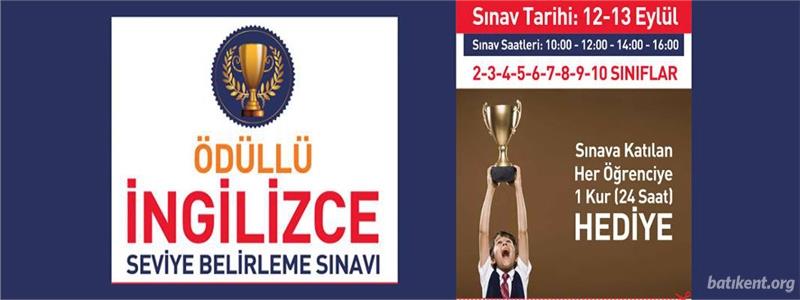 Ödüllü İngilizce Seviye Belirleme Sınavı