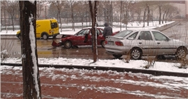 Nusret Fişek Parkı'nın yakınında kaza oldu