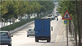 Işıksız bulvarda eylem hazırlığı